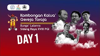 🔴 LIVE  Day01Kombongan Kalua’ Gereja Toraja  27092024 [upl. by Oiraved]