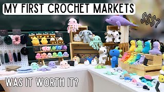 My FIRST Crochet Markets🧸What Sold amp How Much  I Made [upl. by Madeleine]