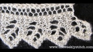 Кромочный узор  Листья Belgian Lace [upl. by Dutch]