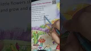 Pitter Patter Raindrops  Poems for kids  English Poems for kids  preschool shorts [upl. by Airet]