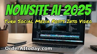 NOWSITE AI Official Launch MIMO Video Turn Posts Into Video [upl. by Eedoj]