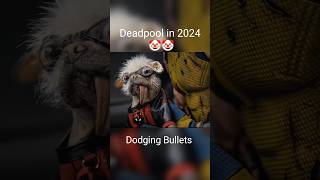 Deadpool Dodging Bullets  shorts trending wolverine ryanreynolds comedy marvel dog [upl. by Lehar]