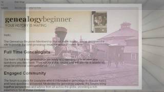 Genealogy Beginner  download a blank family tree template [upl. by Enairb364]