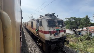 16159Chennai EgmoreMangaluru CtrlMANGALURU EXPRESS crossingindianrailways train bharatiyarail [upl. by Chemesh161]