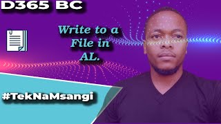 How to write to a file in Dynamics 365 Business Central using AL Language [upl. by Llemhar436]