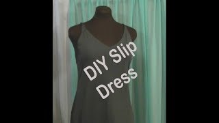 DIY Slip Dress From Camisole Pattern How To Make An Under Slip [upl. by Nahtanoy]