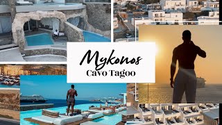 Mykonos Vlog  Cavo Tagoo  Summer 2024 [upl. by Ayhay725]