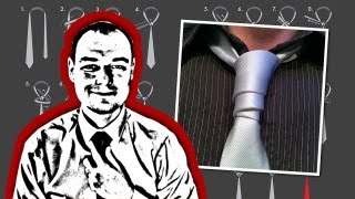 How to Tie a Van Wijk Necktie Knot [upl. by Laughton]