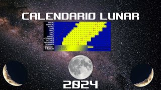 Calendario lunar 2024 [upl. by Imar311]