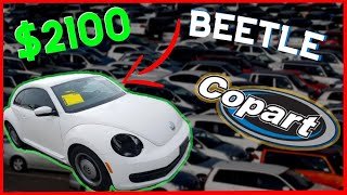 Como comprar en COPART  Compre un Beetle 2012  Subasta en vivo [upl. by Sauls562]