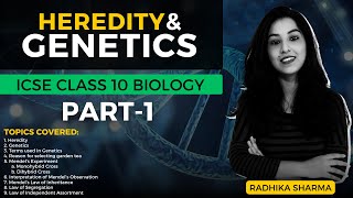 Heredity amp Genetics  ICSE CLASS 10 Biology  Part  1 [upl. by Gerdeen]