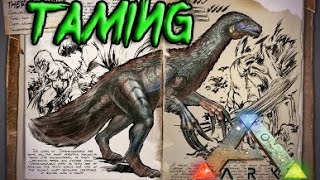 ARK SURVIVAL EVOLVE  Como Tamear al Therizinosaurus  Farming Dino   Xbox one [upl. by Darcy]