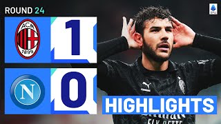 MILANNAPOLI 10  HIGHLIGHTS  Theo Hernandez edges Napoli at San Siro  Serie A 202324 [upl. by Amolap]