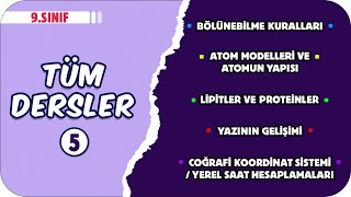 9Sınıf  Tüm Dersler  5 Konu Anlatımları amp Soru Çözümleri [upl. by Kalina]