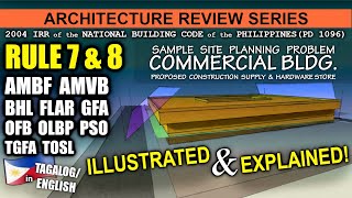 Architecture Review  PROBLEM 02  Rule 7 amp 8  2004 IRR of PD 1096 Bldg Code of the Phils [upl. by Auj]