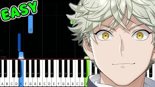 EVERBLUE  Blue Period OP  EASY Piano Tutorial [upl. by Aguayo]