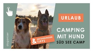 Urlaub mit Hund im Süd See Camp  Camping mit Hund  Lüneburger Heide [upl. by Lewert]