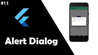 11 Alert Dialog Create Custom Alert Dialog  Flutter Tutorial for Beginners [upl. by Urbain375]