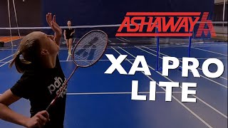 Ashaway Phantom XAPro Lite Badminton Racket review by pdhsportscom [upl. by Cleave]