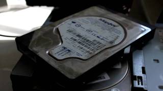 Hear a Failed 40 GB Maxtor Hard Drive [upl. by Acissej329]