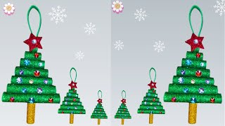 DIY Paper Christmas Tree  How to Make a 3D Christmas Tree  Christmas crafts  DIY christmas tree [upl. by Brewer315]