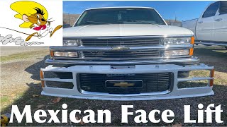 C1500 OBS Chevy gets Cheyenne grille [upl. by Llertac]