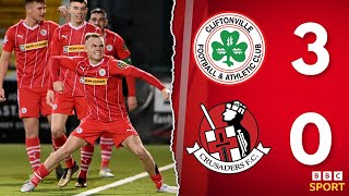 HIGHLIGHTS  Cliftonville 30 Crusaders [upl. by Wassyngton521]