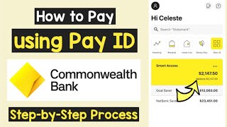 Pay using Pay ID CommBank App  Send Money with Pay ID CommBank App Commonwealth  Set Up Payid [upl. by Tawnya]