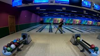 Bowling a TwoHanded Strike [upl. by Croner132]