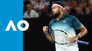 CPA Shot of the Day Jo Wilfried Tsonga  Australian Open 2019 [upl. by Yeniffit]