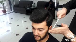 soch kesish fasonlari  sochni fenda ukladka qilish  ukladka volos mujiskay  barber  haircut uz [upl. by Bronnie]