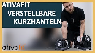 AtivaFit 25Kg bis 25 Kg Verstellbare Kurzhanteln  Homegym Equipment Review [upl. by Calli]