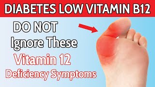 7 WEIRD SIGNS of LOW VITAMIN B12  Symptoms of Vitamin B12 Deficiency and Diabetes [upl. by Ardyaf11]