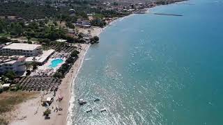 Alykanas Beach Aerial View 6 [upl. by Flore]