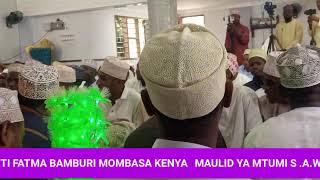 MAULID YA MTUMI SAW MASJID SITI FATMA BAMBURI MOMBASA KENYA 24102024 [upl. by Niattirb]