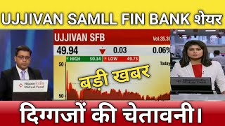 🔴Ujjivan small finance Bank share letest news  ujjivan small fin bank share Target tomorrow [upl. by Hurley45]