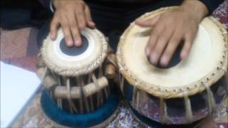 Chaar taal Tabla lesson no 3 [upl. by Jany676]