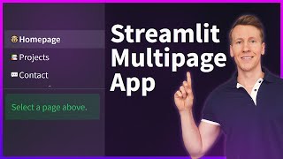 How to create a Streamlit MultiPage Web App [upl. by Aicatsanna473]