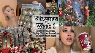 VLOGMAS WEEK 1  BENTS GARDEN CENTRE BUYING CHRISTMAS DECORATIONS amp MANY FESTIVE SCENTS  Kate Peel [upl. by Earesed304]