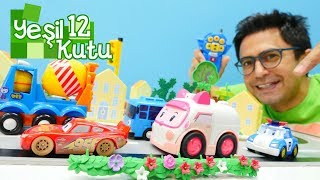 Robocar Poli oyun videosu Yeşil kutu Nail Baba polis [upl. by Bergstrom]