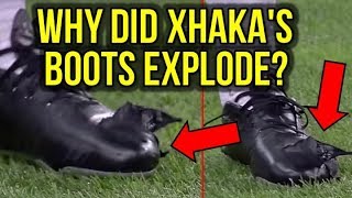 HERES HOW GRANIT XHAKAS FOOTBALL BOOTS RIPPED [upl. by Aser636]