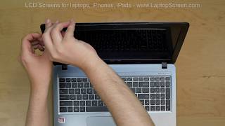 ASUS laptop screen replacement tutorial ASUS X540B LCD installation stepbystep instructions [upl. by Sirraj]