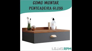 COMO MONTAR PENTEADEIRA SUSPENSA GLOSS [upl. by Geerts]