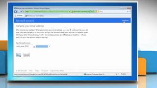 How to rename your old Hotmail™ Email address to an Outlookcom [upl. by Ledniahs]