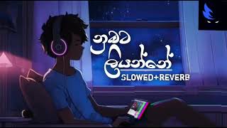 නුඹට ලියන්නෙ  Numbata Liyanne slowed  reverb tik tok trending [upl. by Llerrej]