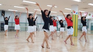 Efharisto By Bosson Beginner line dance [upl. by Aynna276]