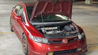 My 270Hp 2007 Honda Civic Si Walkthrough [upl. by Wordoow]