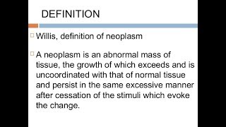 Introduction to Neoplasia Part 1 [upl. by Holloway]