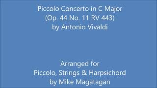 Piccolo Concerto Op 44 No 11 RV 443 for Piccolo Strings amp Harpsichord [upl. by Napier82]