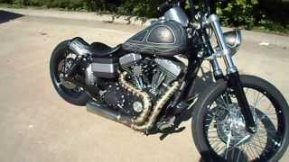 2009 HarleyDavidson Fatbob  Custom Bobber [upl. by Ztirf137]